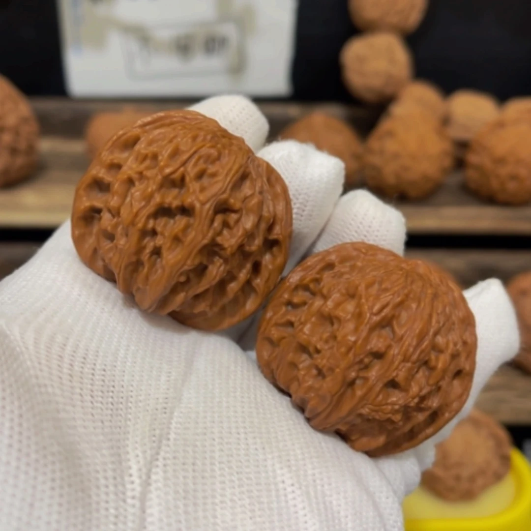 【闪购商品】核桃把件蚩*y40尺寸磨盘