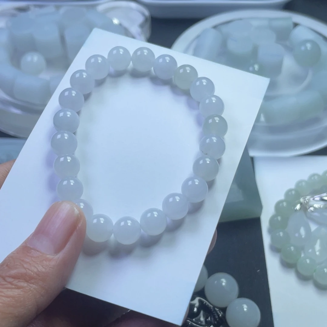 翡翠未镶嵌手链手串