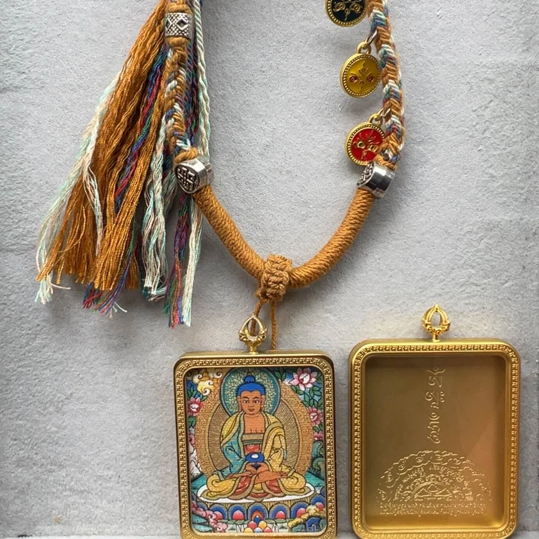 吊坠群*铜单面阿弥绳子1