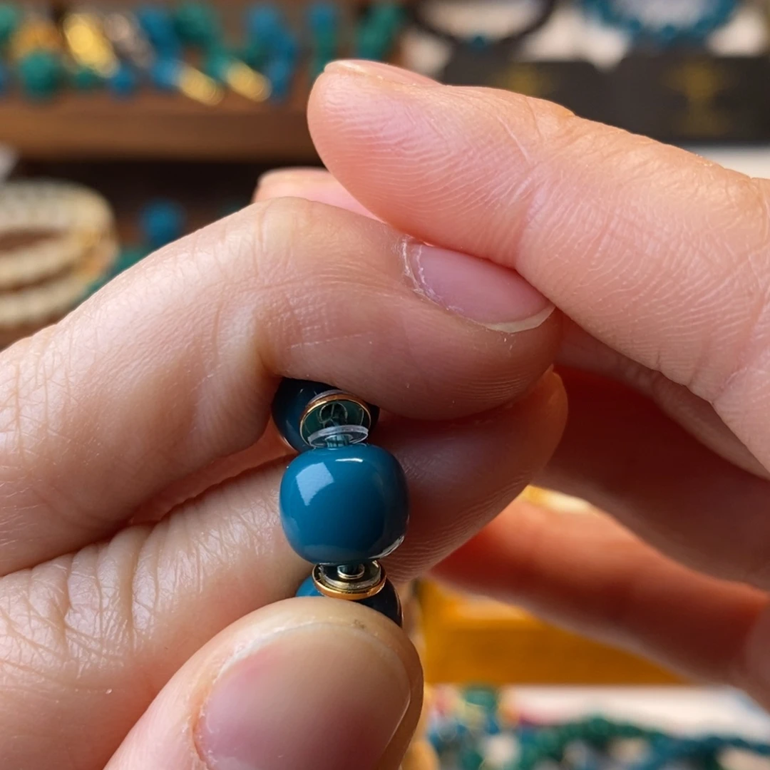 琉璃DIY魔鬼蓝11mm老型、隔片4个