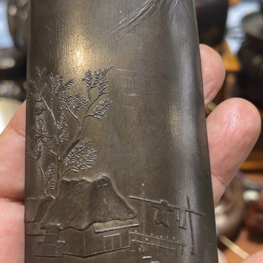 锡中古工艺品摆件