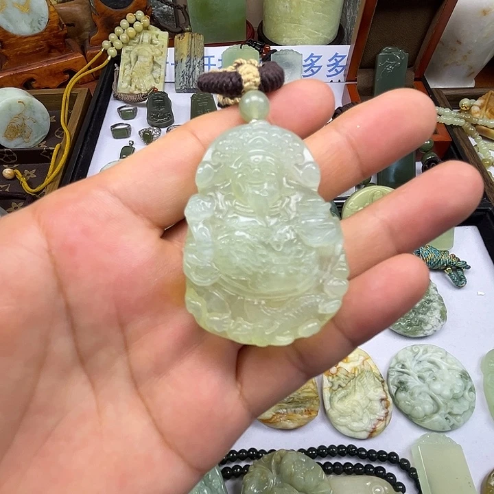 岫玉未镶嵌吊坠(不含链)