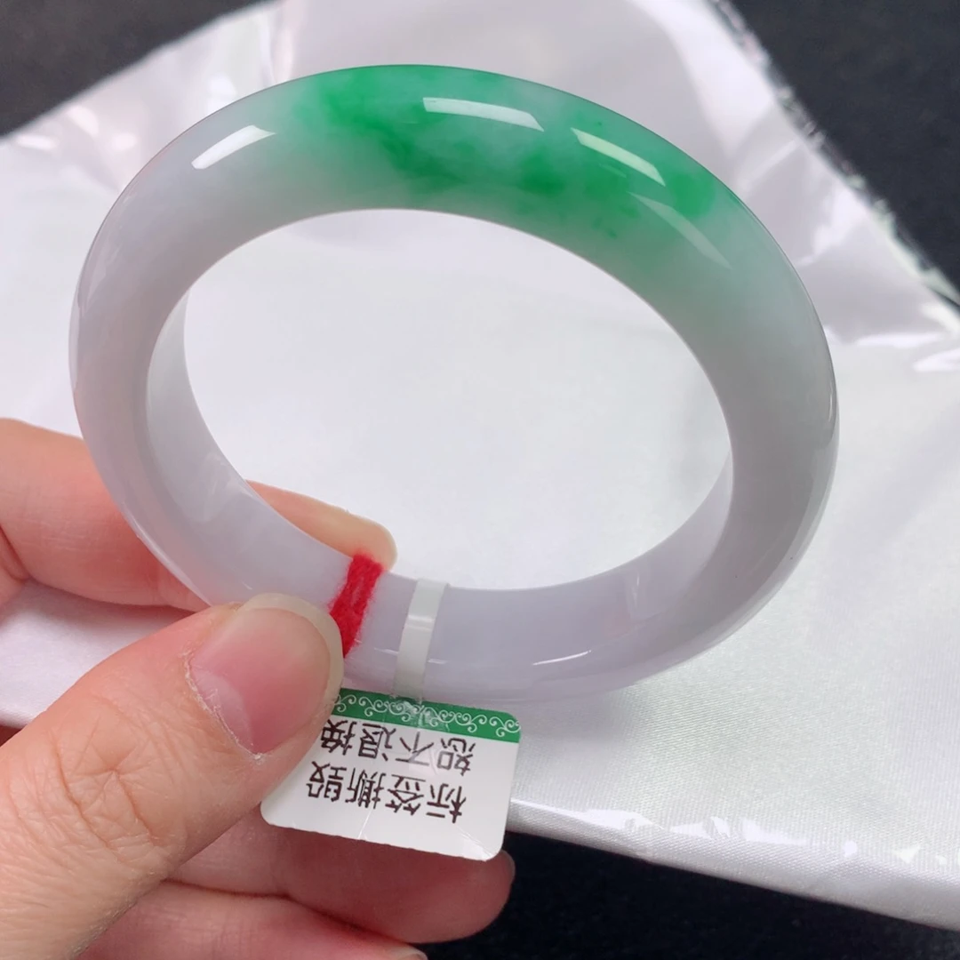 未镶嵌手镯翡翠缅甸天然翡翠手镯52