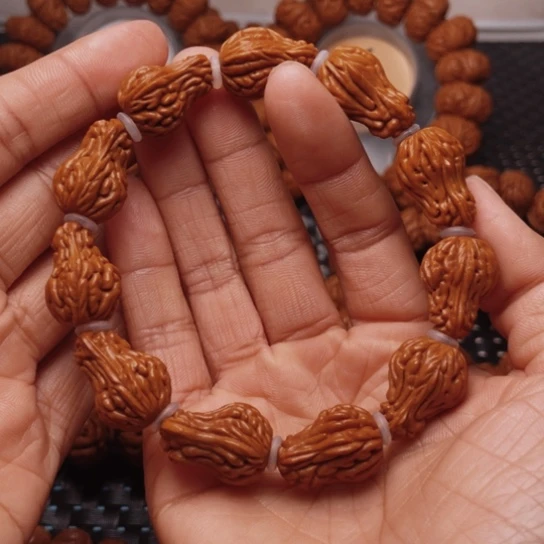桃核手串龙纹桃核