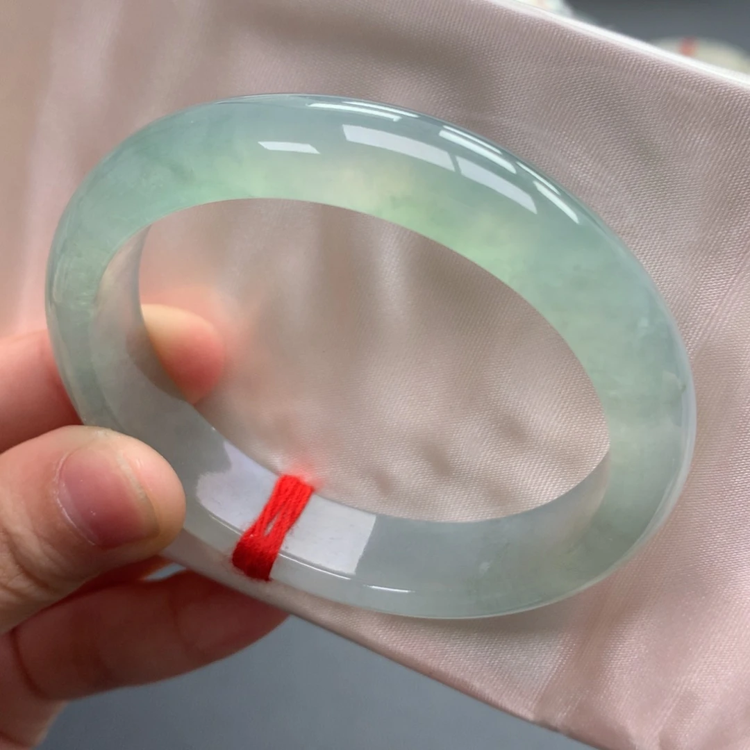 翡翠未镶嵌手镯15号贵妃冰晴强推