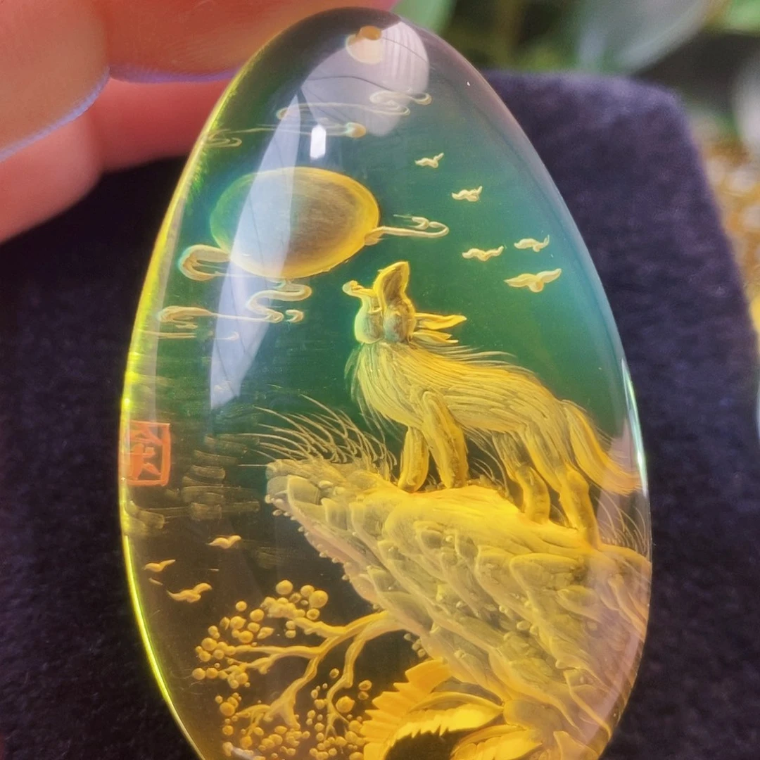 【闪购商品】金珀吊坠(不含链)未镶嵌