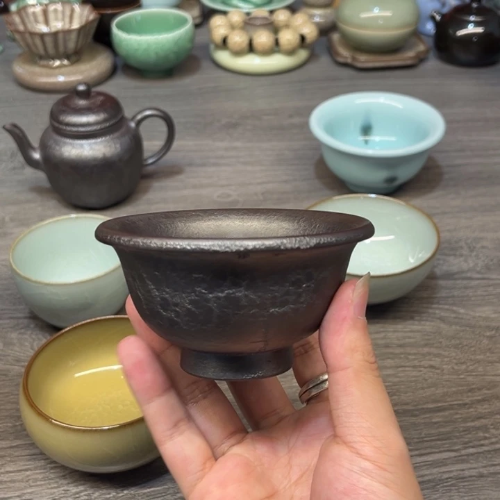 黄长伟 手工压手杯作品