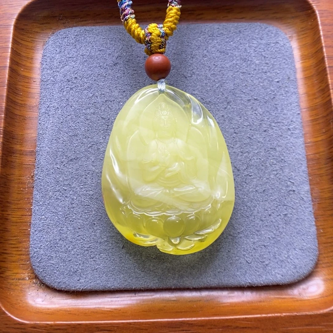 未镶嵌颈饰蜜蜡“****”郎