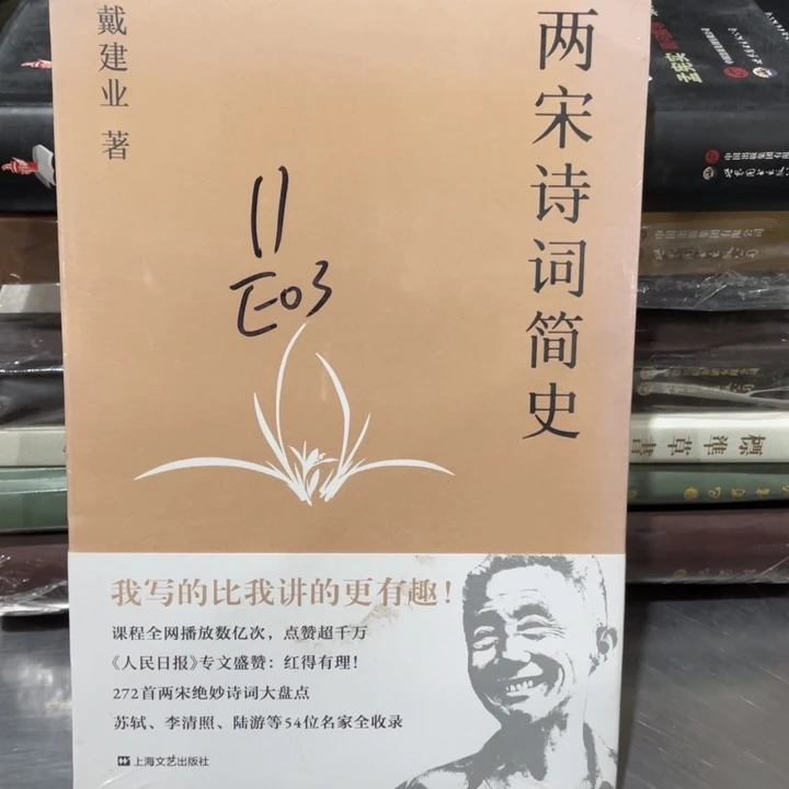 戴建业两宋诗词简史正版塑封