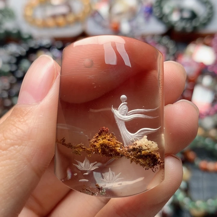 水晶吊坠(不含链)未镶嵌