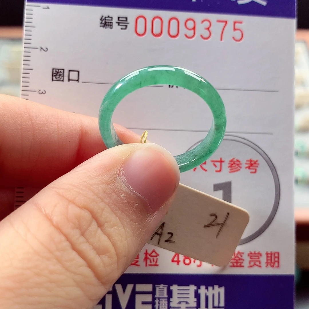 翡翠戒指未镶嵌21号