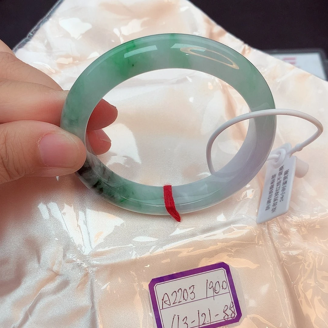 翡翠手镯未镶嵌天然缅甸翡翠A货