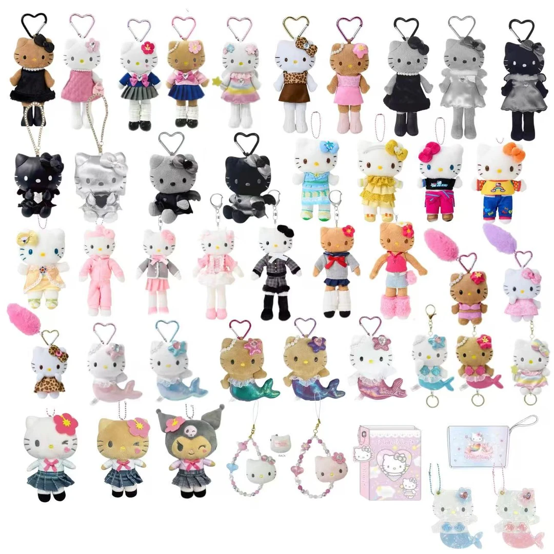 现货 日本代购NIC黑皮长腿天使精灵kitty美人鱼独角兽毛绒挂件