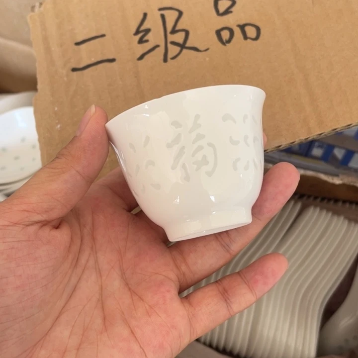 摆件?***?景德镇高温细白瓷餐具