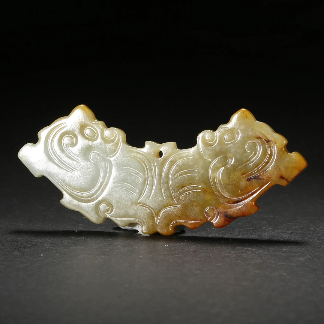 民国*双龙纹玉佩/WBGS251015065/和田玉【北京文博】