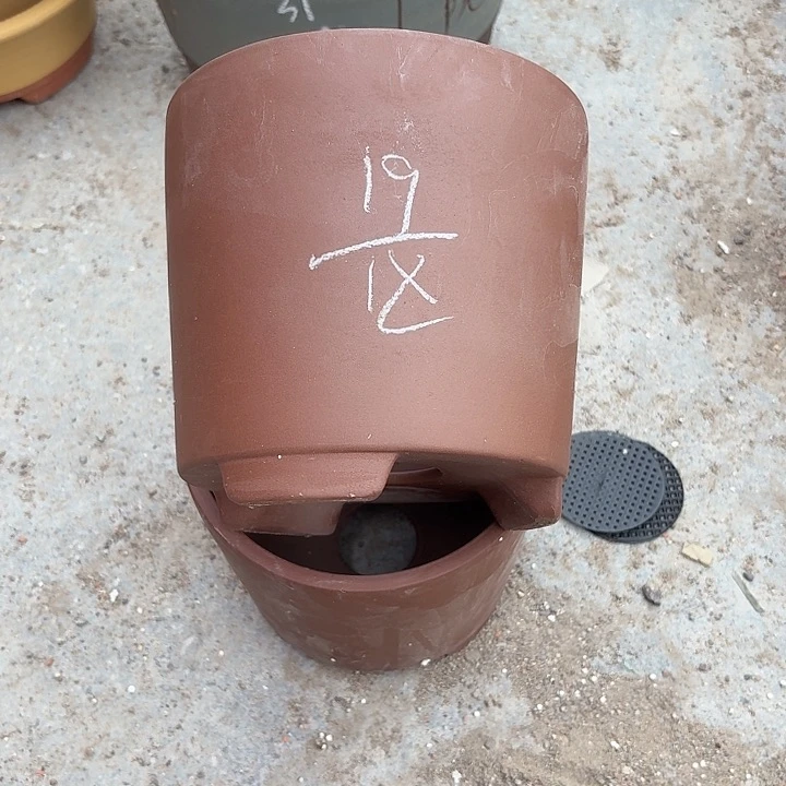 宜兴紫砂花盆，现货发