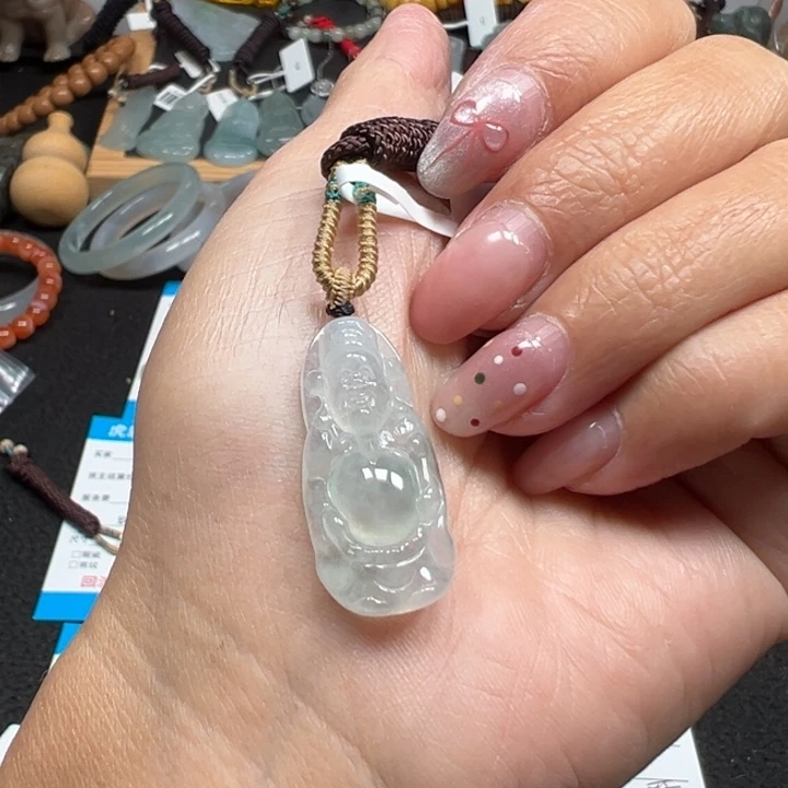翡翠未镶嵌颈饰天然A货缅甸翡翠