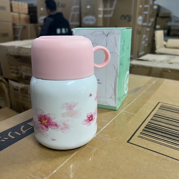 【清仓】不锈钢焖烧杯樱花我闷烧杯500ml