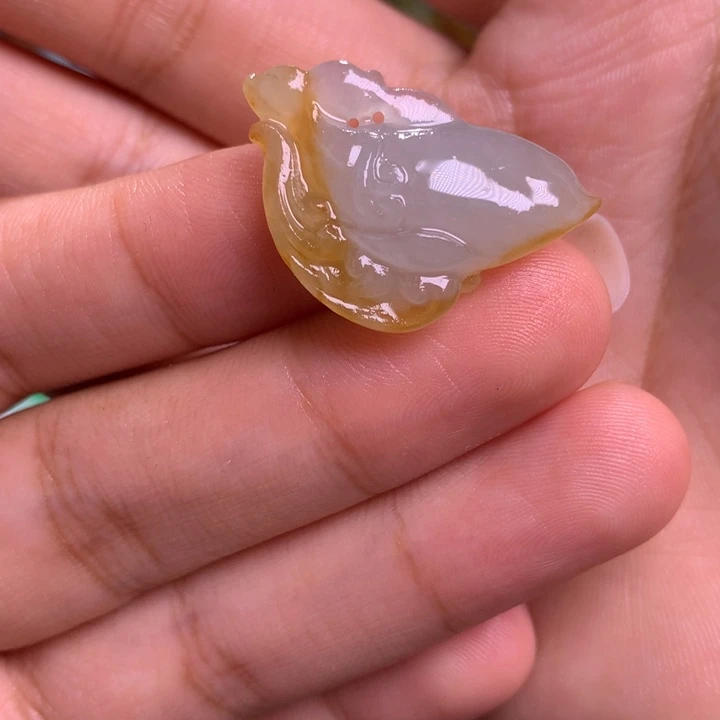 定制翡翠未镶嵌海豚