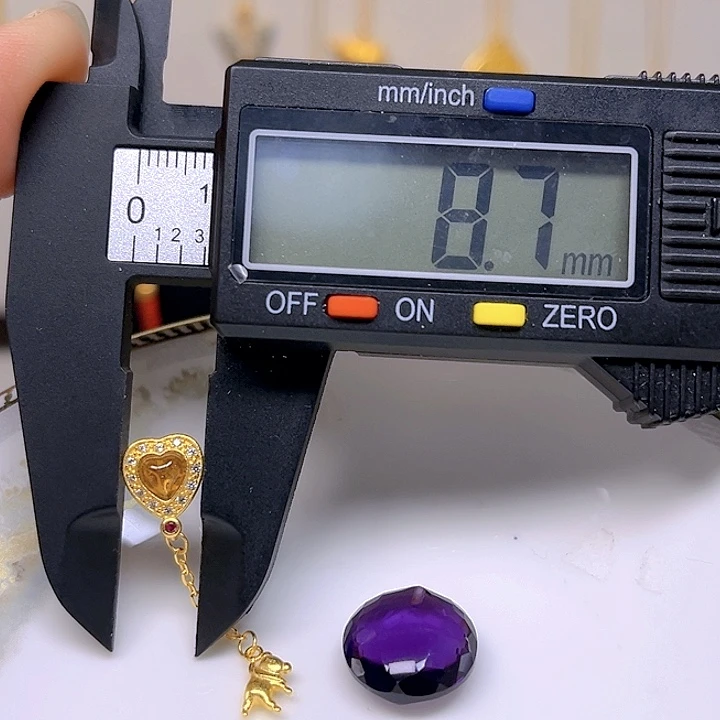 紫晶颈饰银S925镶嵌紫晶925镶嵌54