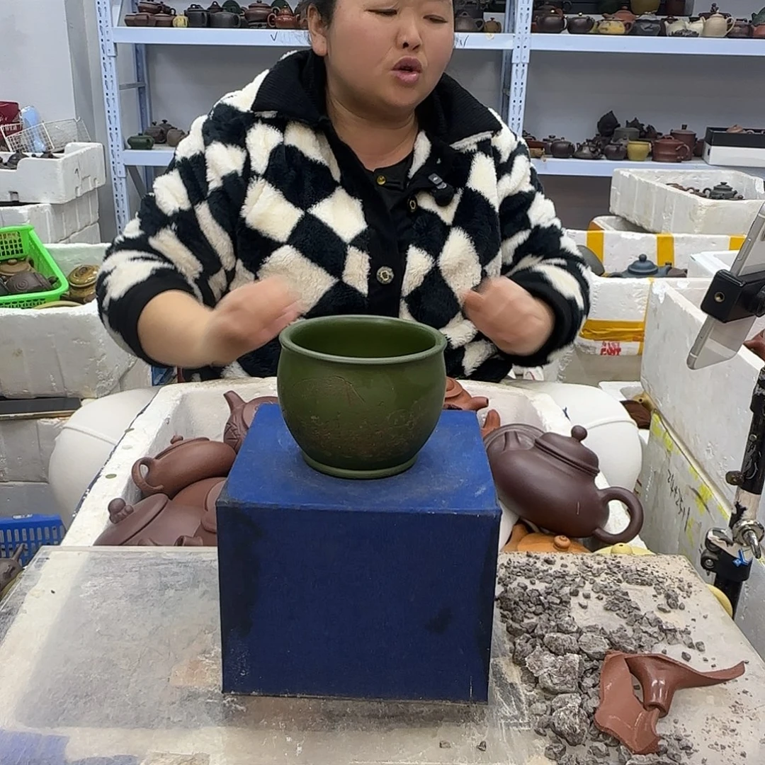 紫砂茶壶宜兴紫砂壶瑕疵处理