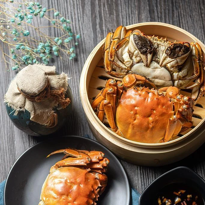 【活蟹现发】精品江苏大闸蟹 全公蟹6两/只 全母蟹5两/只 2对/3对/4对装 顺丰京东冷链