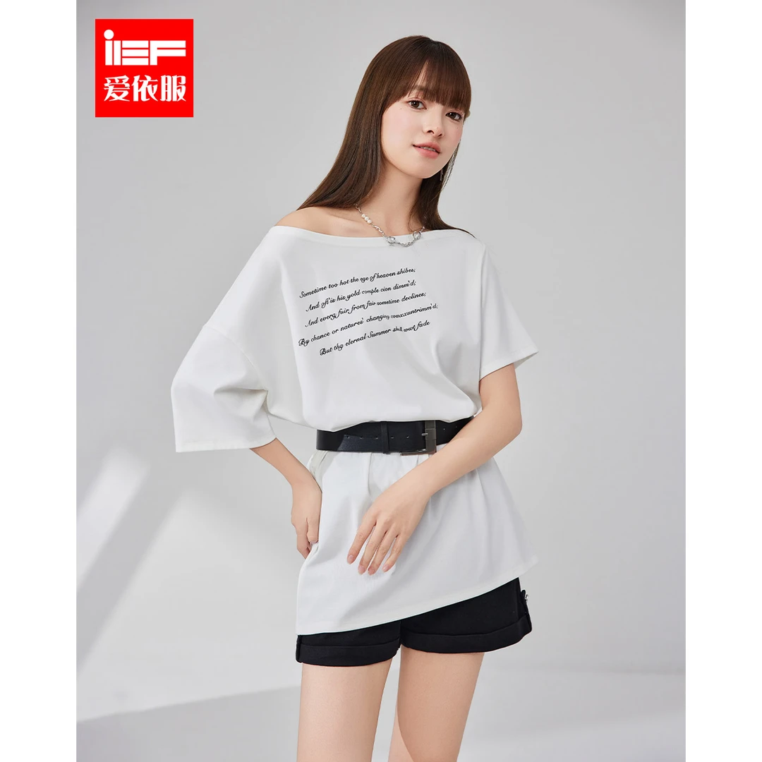 IEF/爱依服2025新款夏季棉中T恤