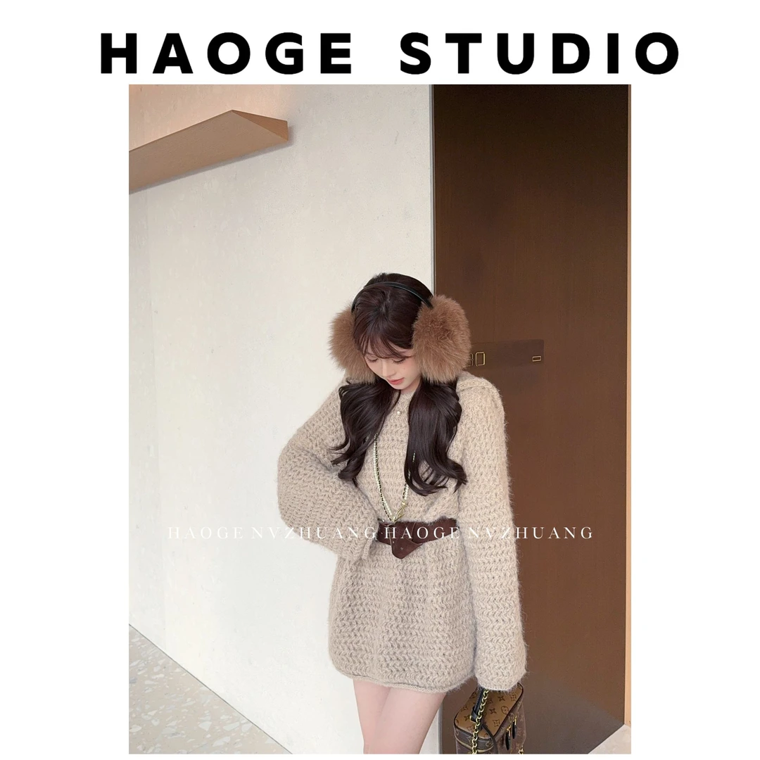 浩哥严选●摩洛哥之夜HGQ5MY4220A毛衣预时尚日常秋冬宽松设计感