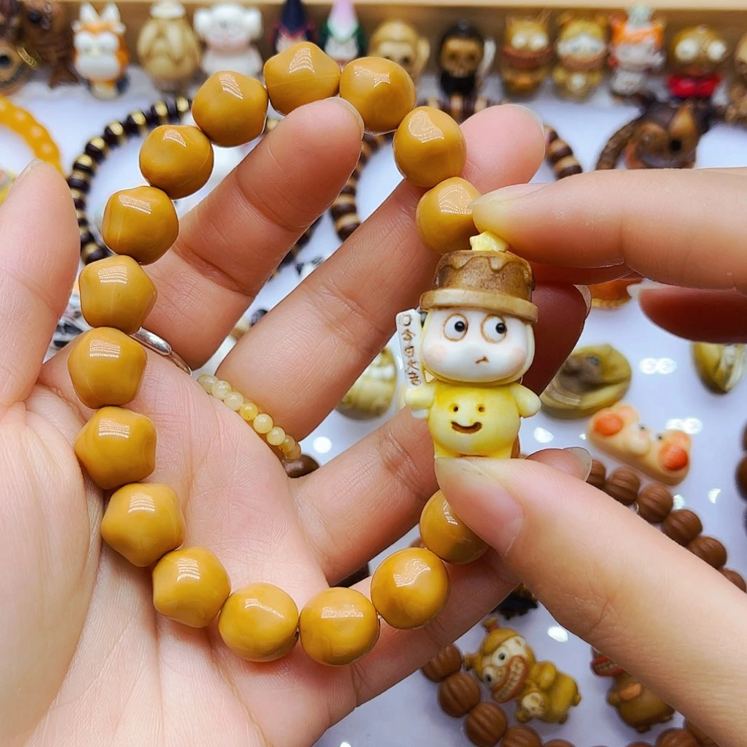 其他鹿骨手工打磨手链