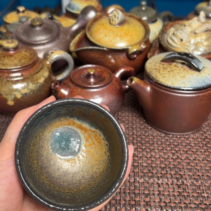 茶杯紫砂窑腊小杯100