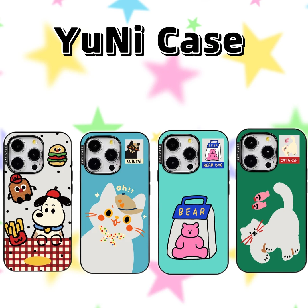 新款泡泡骚轻薄透明亚克力卡通苹果防摔iphone16promax手机壳