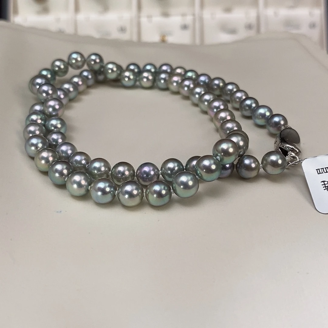 项链未镶嵌海水珍珠6-6.5