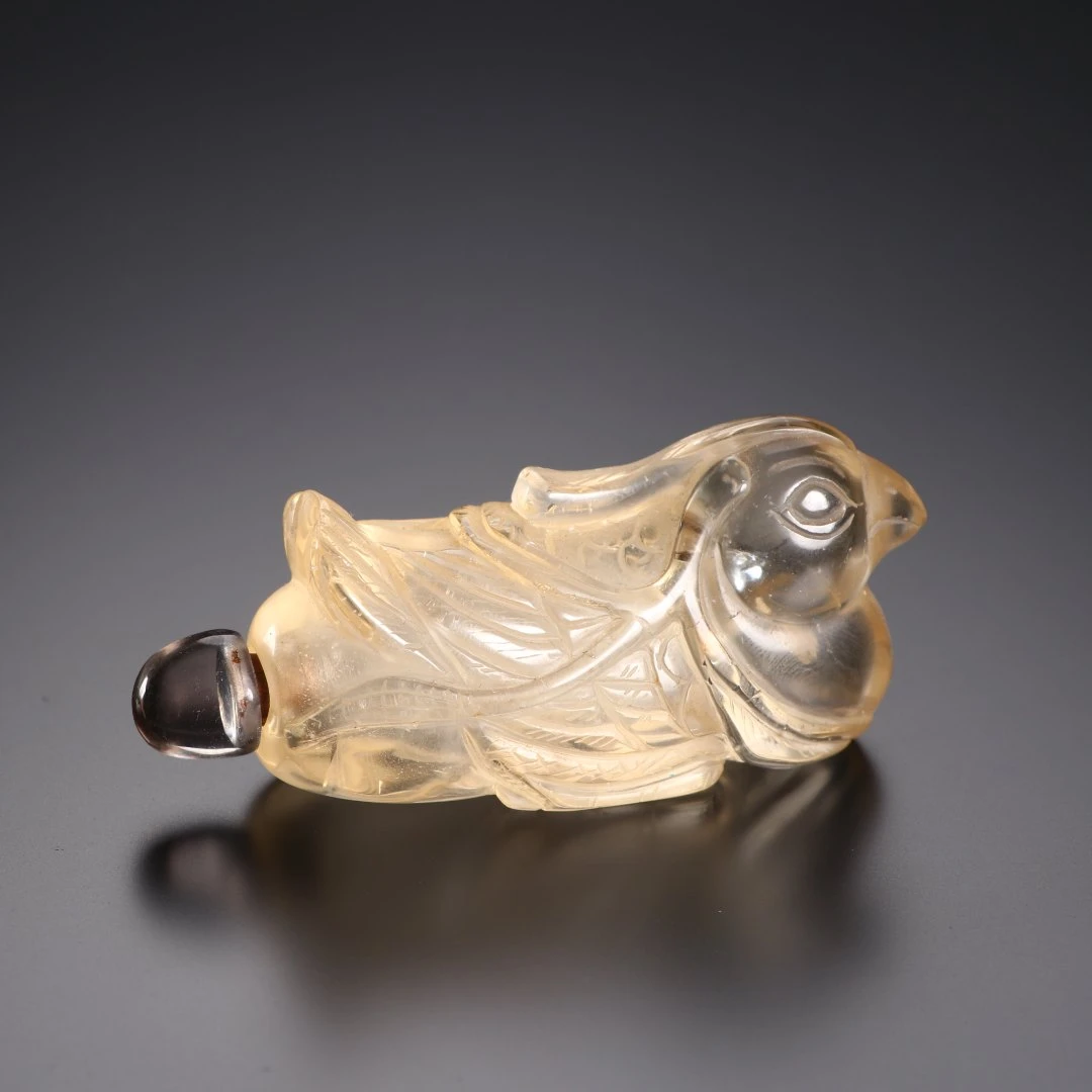 250423033/博古通今/集古藏今/水晶鼻烟壶/古董首饰