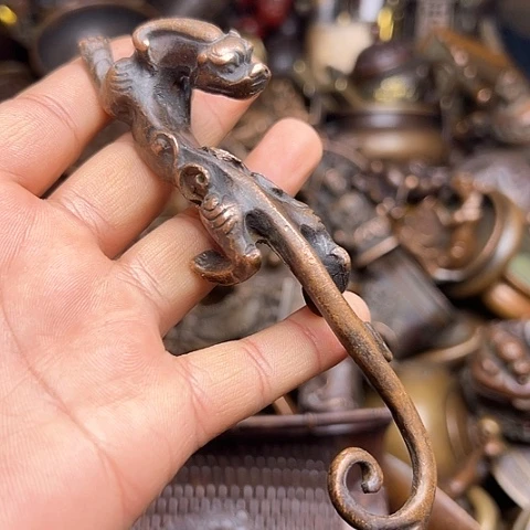 铜制文玩把玩物件