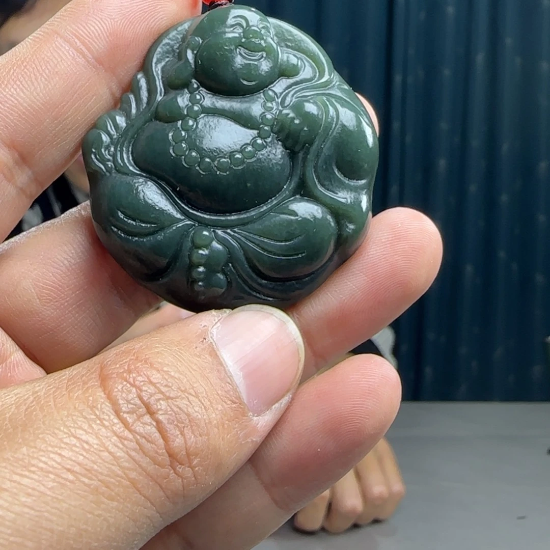 和田玉未镶嵌吊坠(不含链)