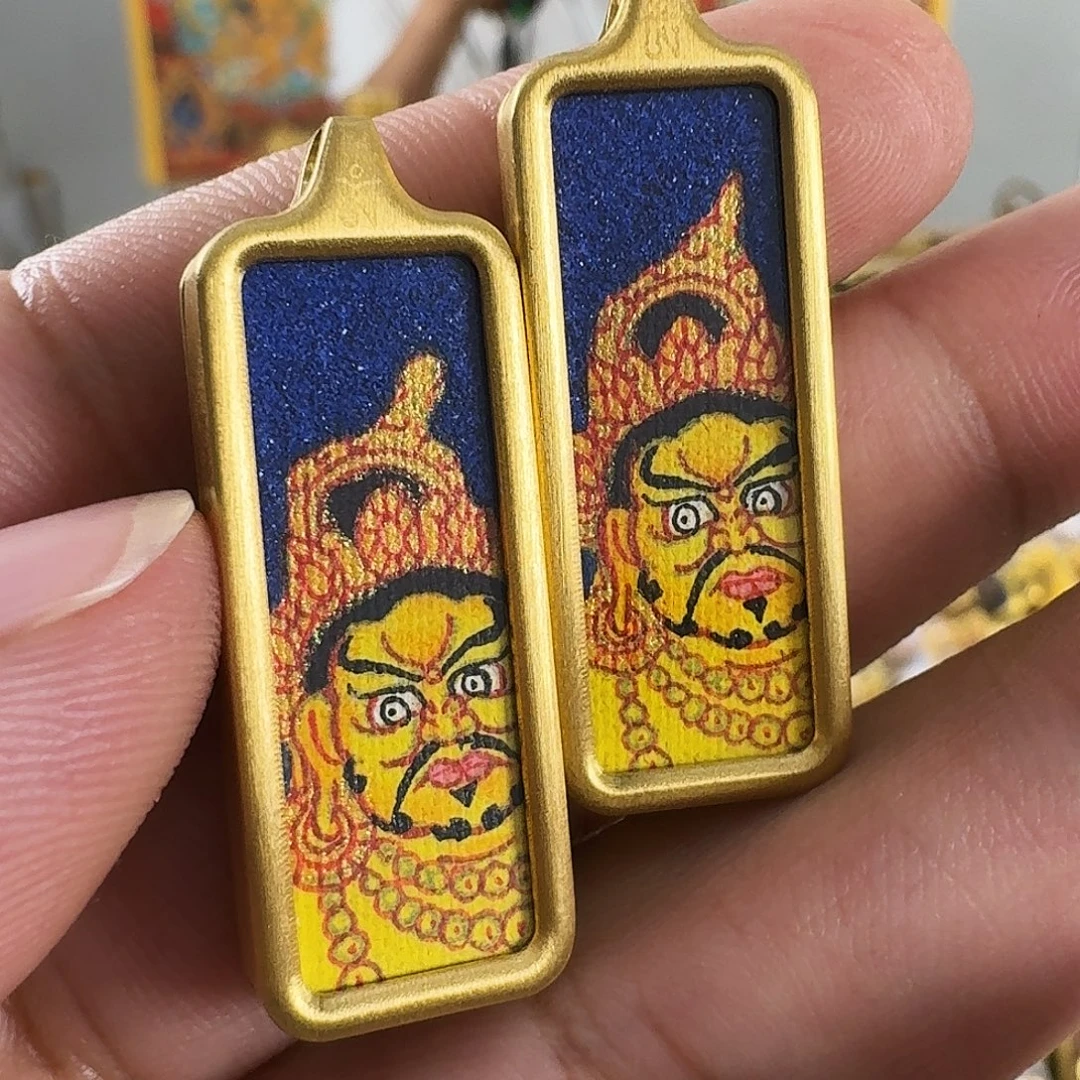 吊坠手绘唐卡扎基拉姆拉萨发货
