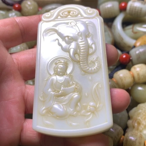 未镶嵌和田玉挂件小*