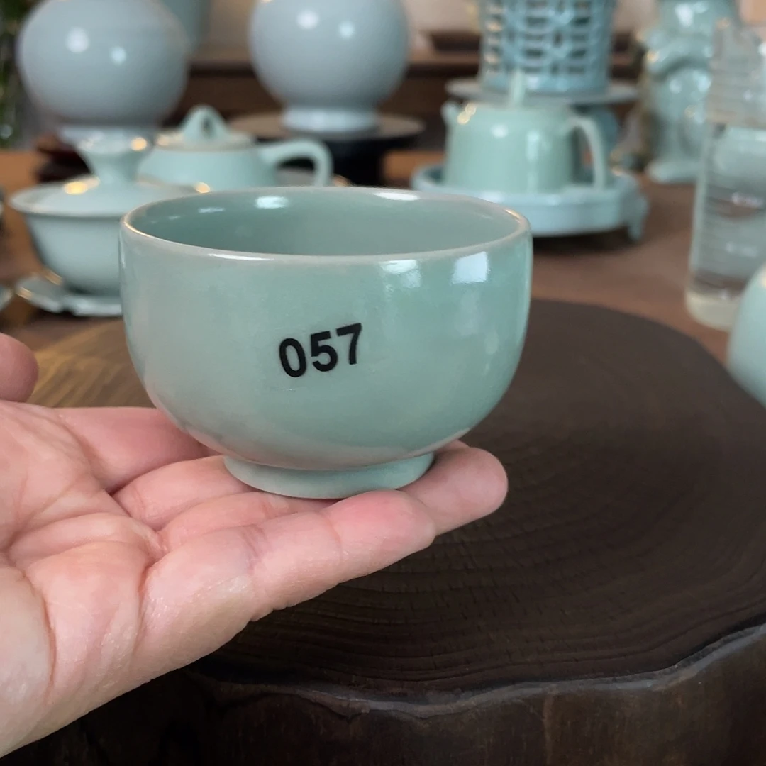 瓷微瑕简包057原矿汝瓷当代