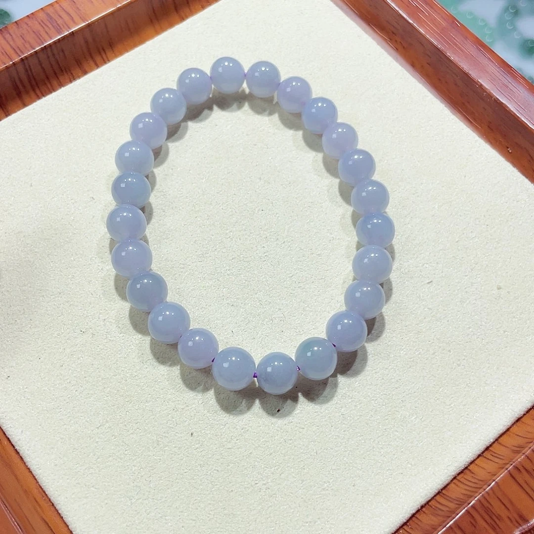 翡翠未镶嵌手链天然缅甸翡翠A货卡7.7