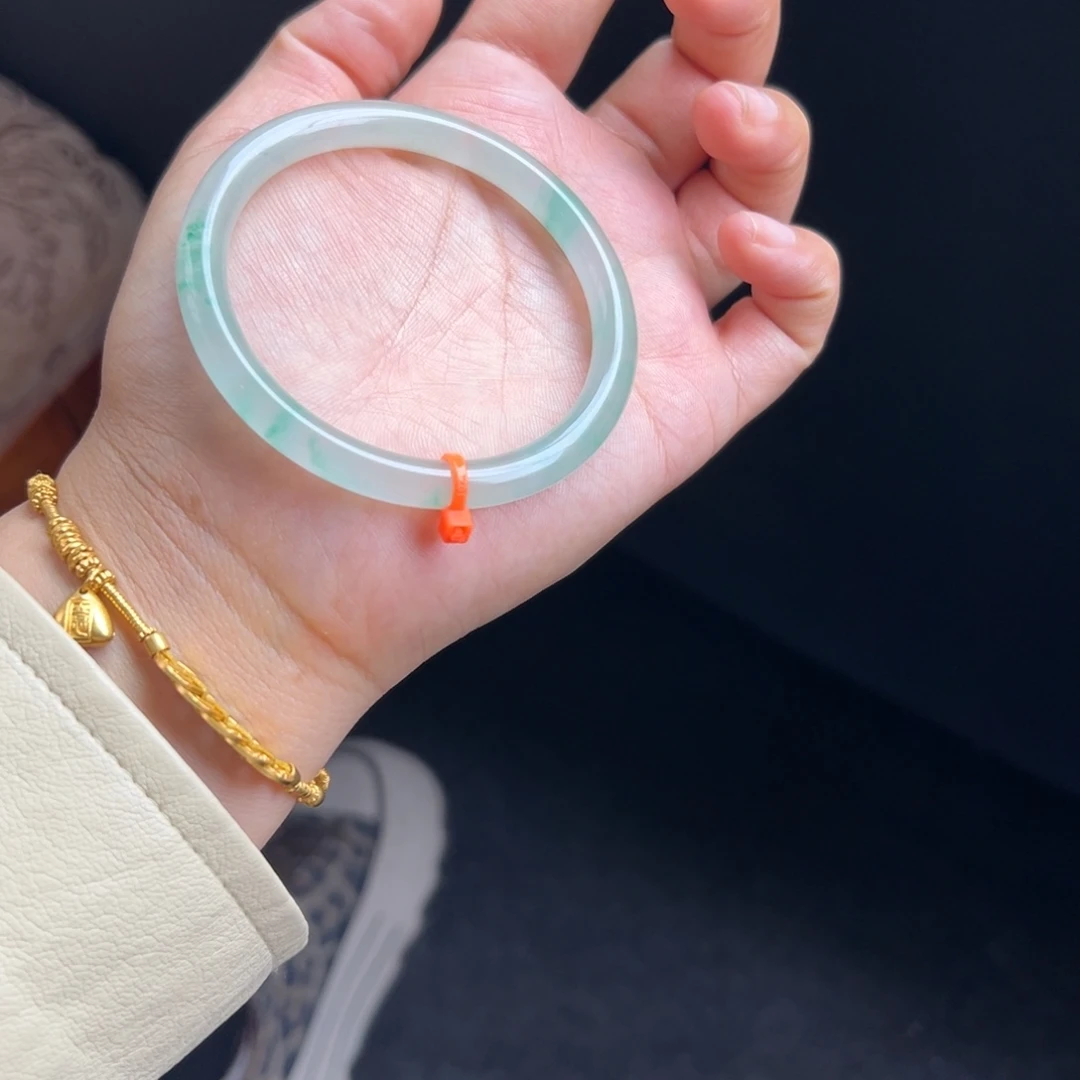 石英质玉未镶嵌手镯非洲翠5556