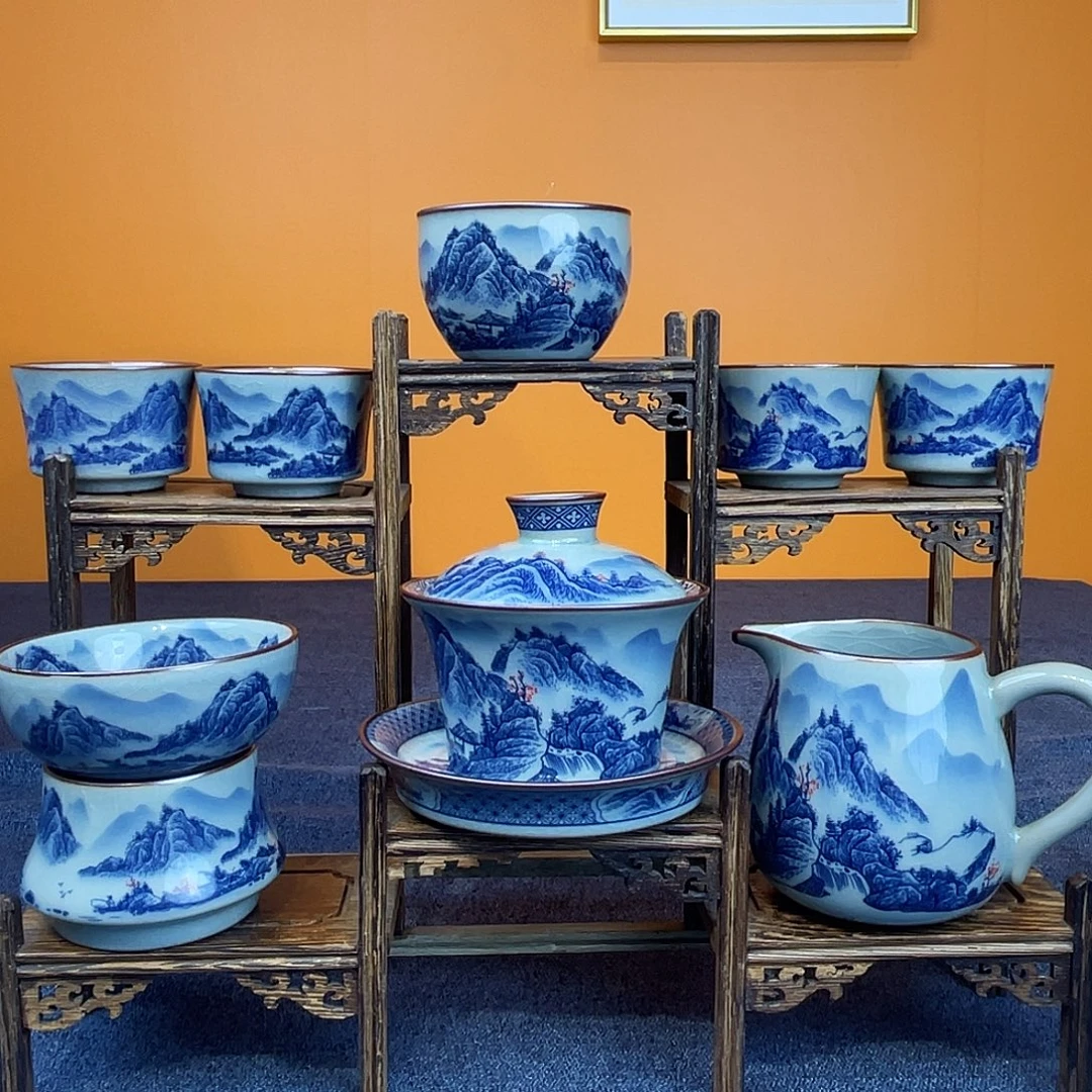 瑞***件景德镇陶瓷八件套➕两个客杯
