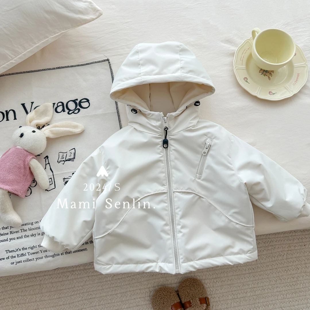 【现货】2024年冬新款童装加厚棉服冲锋衣外套 244-MMSL-244140