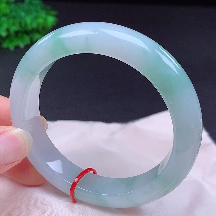 翡翠未镶嵌手镯60圈681901