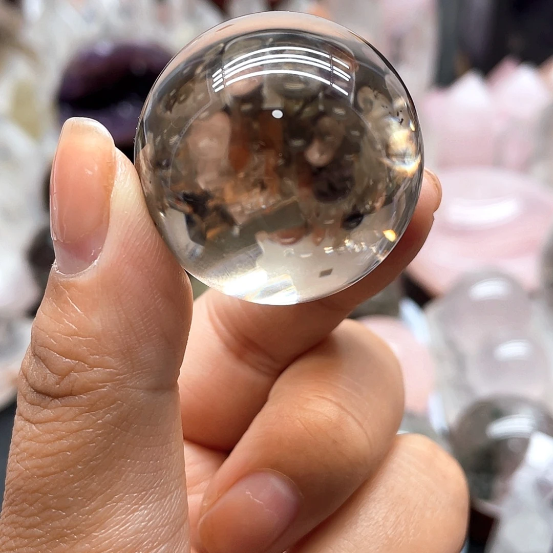 未镶嵌水晶珠宝半成品23卡3.4公分