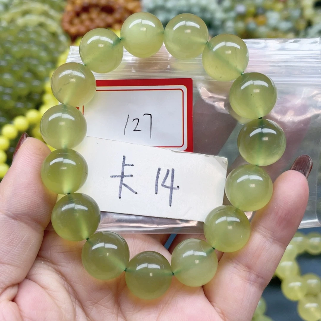 未镶嵌蛇纹石玉手串