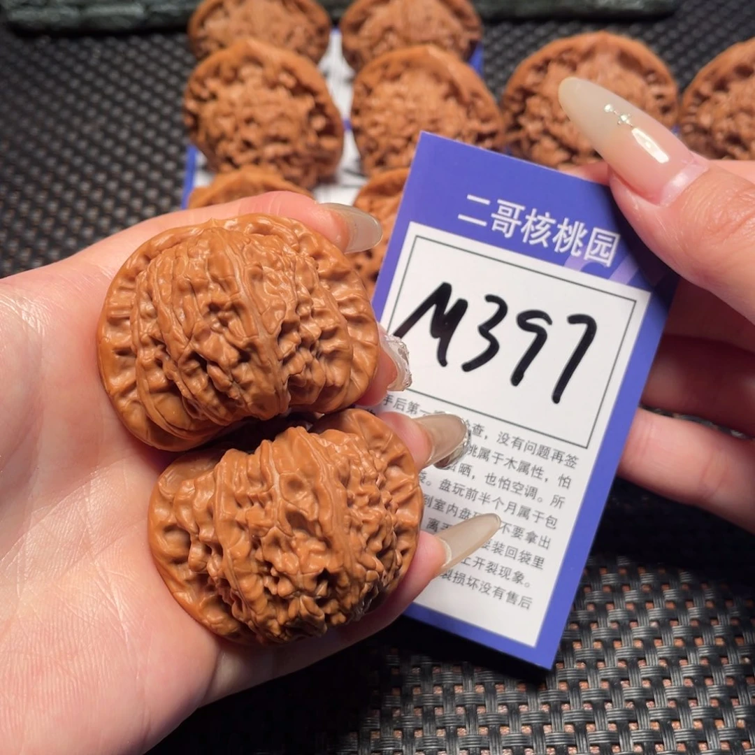 桃核把件M397号 4.4➕白狮子