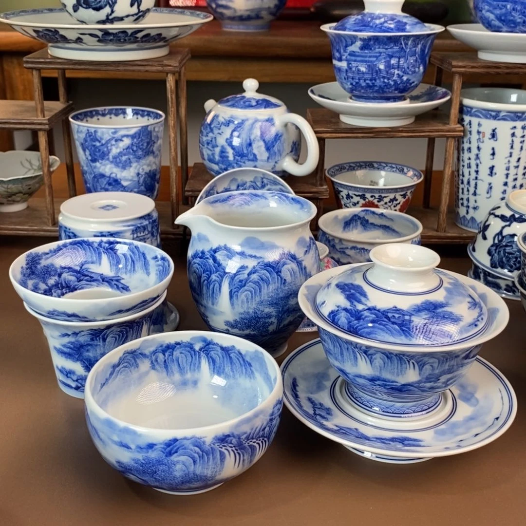 ?**品景德镇陶瓷手工手绘