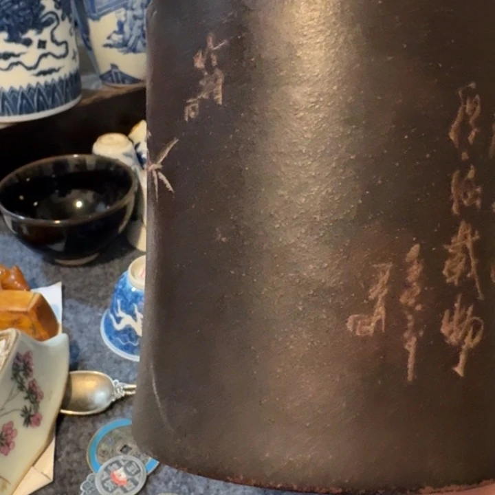 迷***）茶杯紫砂花葫芦，，，，，，，，，
