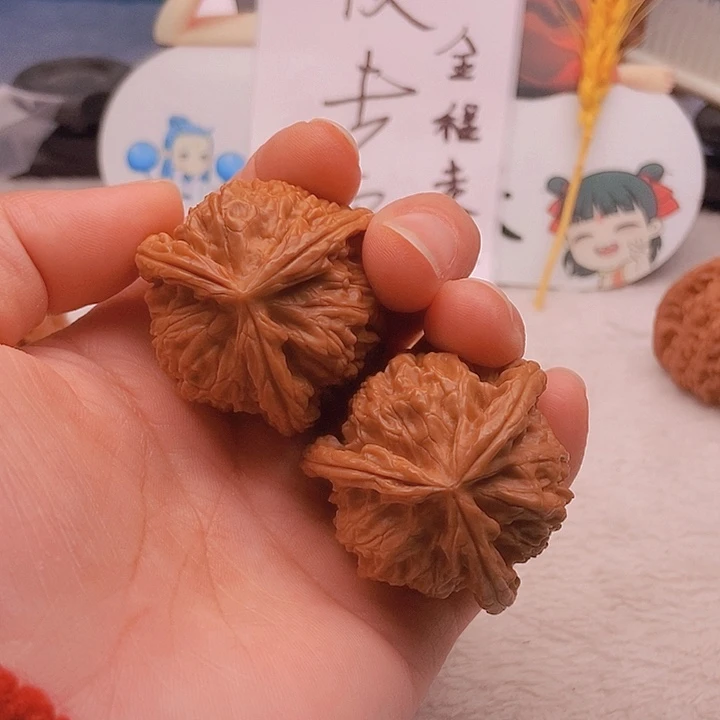 吊坠文玩核桃平**福三棱