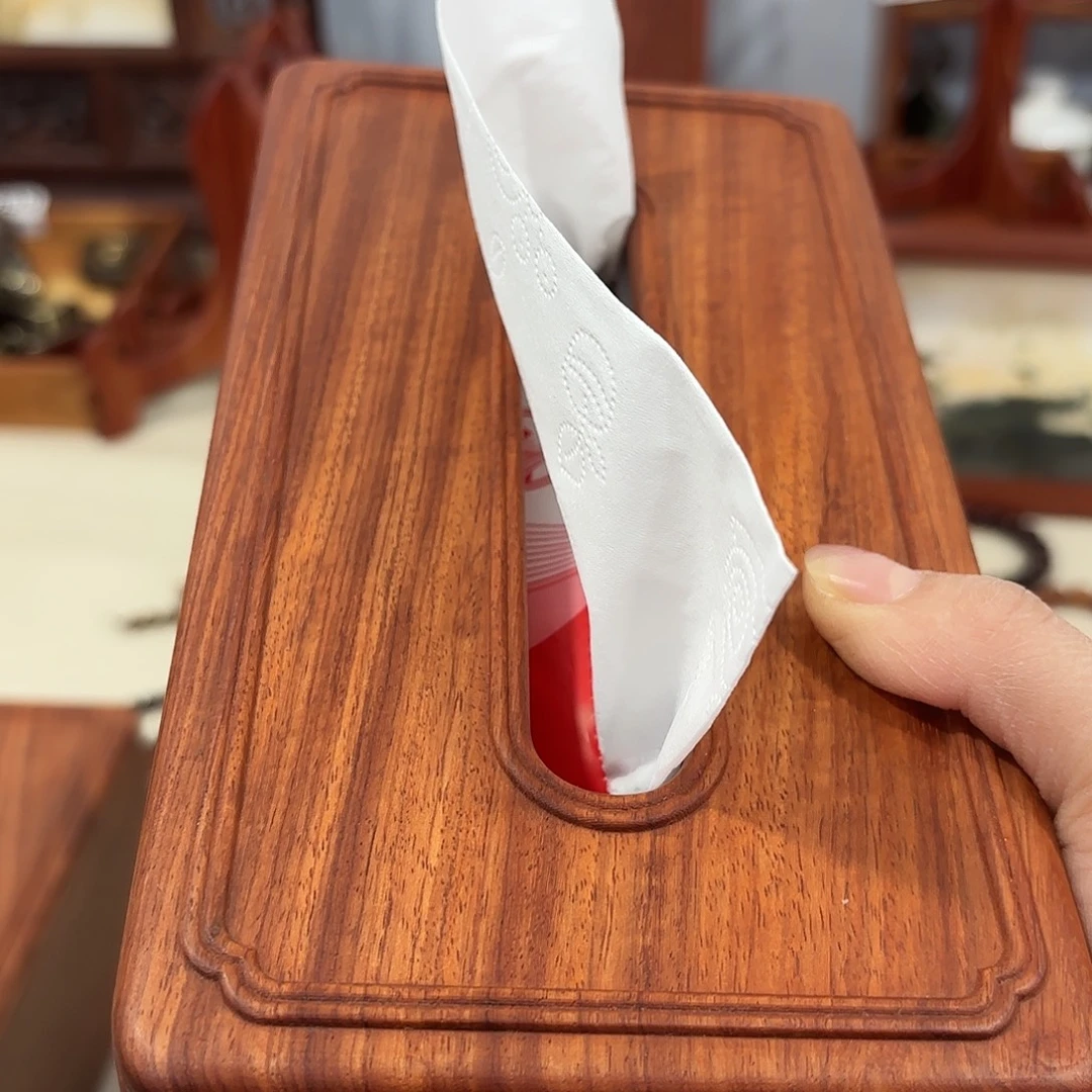 ****然木木福利榫卯独板纸巾盒